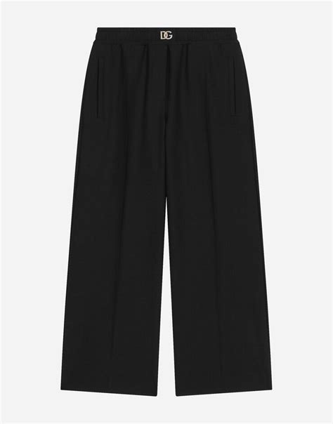 Stretch Wool Palazzo Pant 